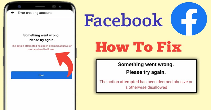 How to Fix The action attempted has been deemed abusive on Facebook