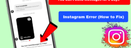 How to Fix You Can’t Send Messages for 3 Days on Instagram
