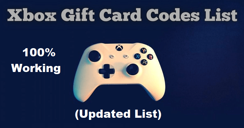 free xbox gift card codes