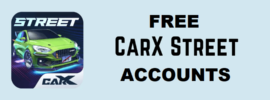 Free CarX Street Accounts