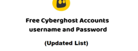 Free CyberGhost Premium Accounts