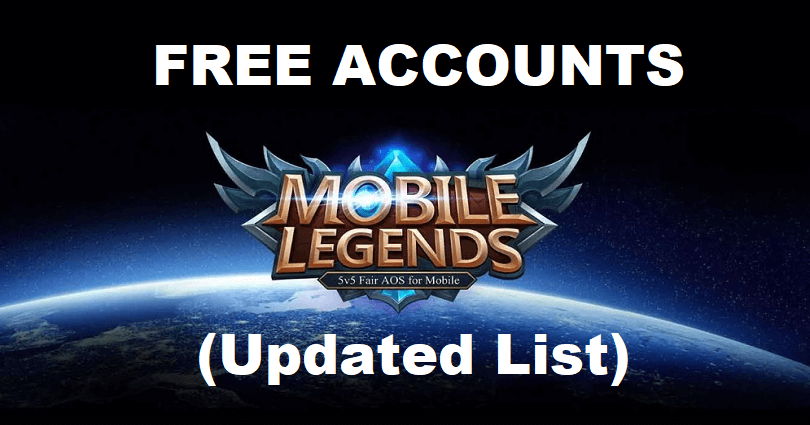 Free Mobile Legends Accounts