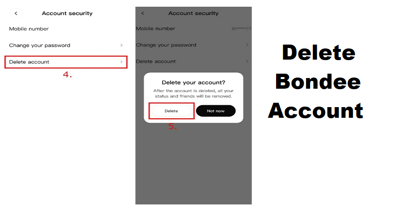 How to Delete Your Bondee Account