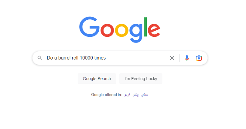 How to Do a Barrel Roll 10000 Times on Google