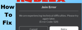 How to Fix We are experiencing technical difficulties on Roblox