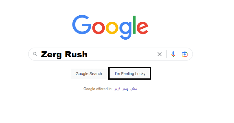 How to Play Zerg Rush on Google