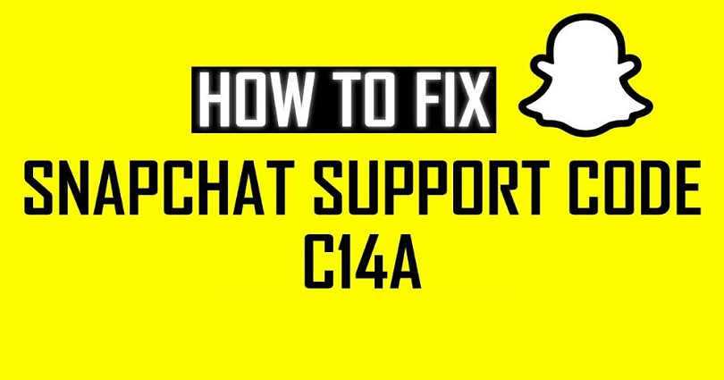 how to fix snapchat support code C14A