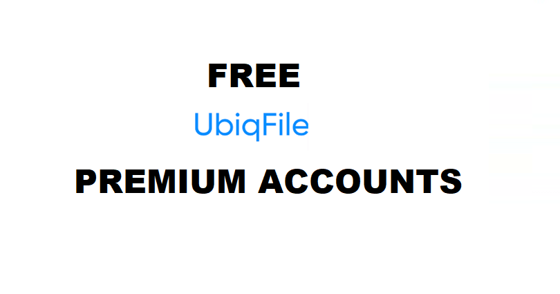 Free Ubiqfile Premium Accounts