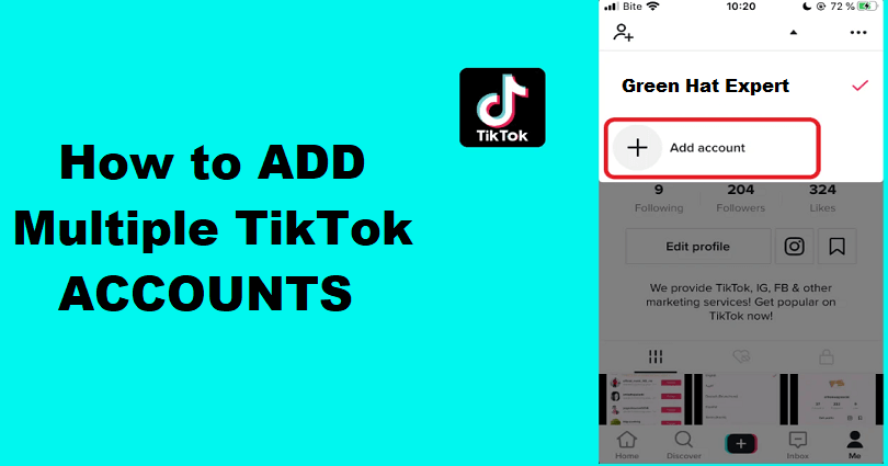 How to Add Multiple Accounts on TikTok