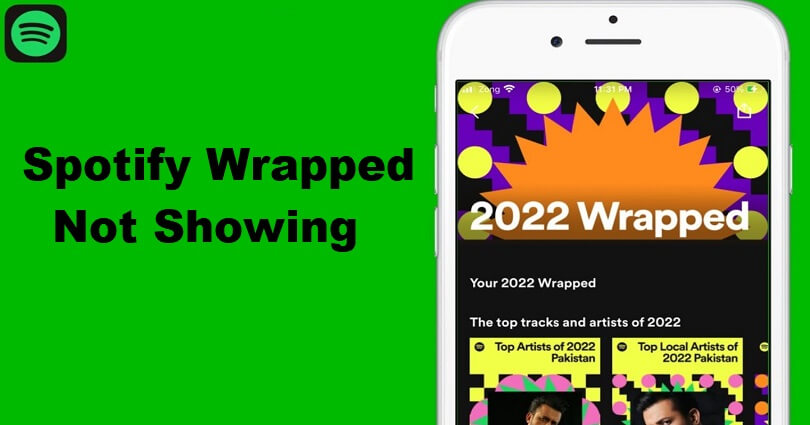 spotify wrapped not showing