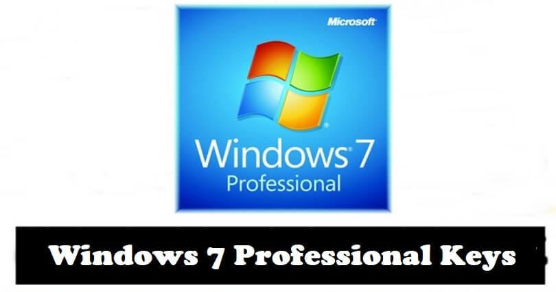 Windows 7 Professional Product Keys