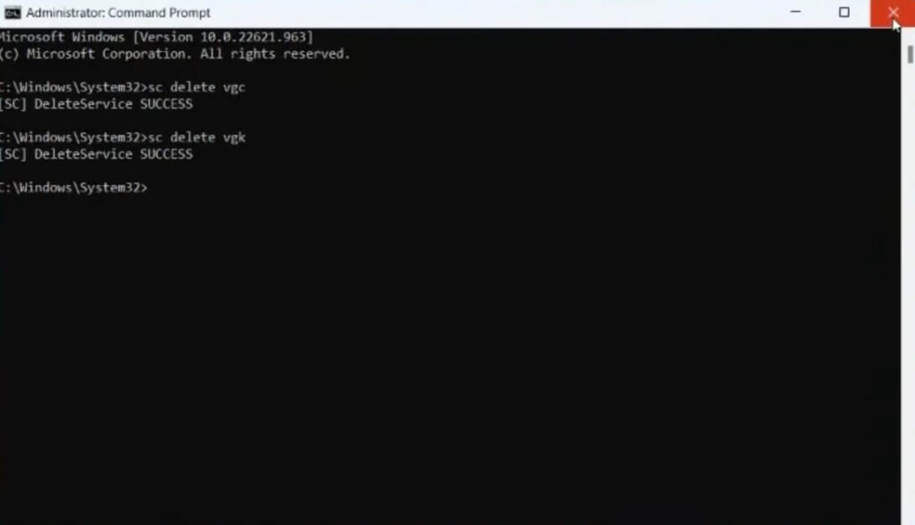 valorant command prompt