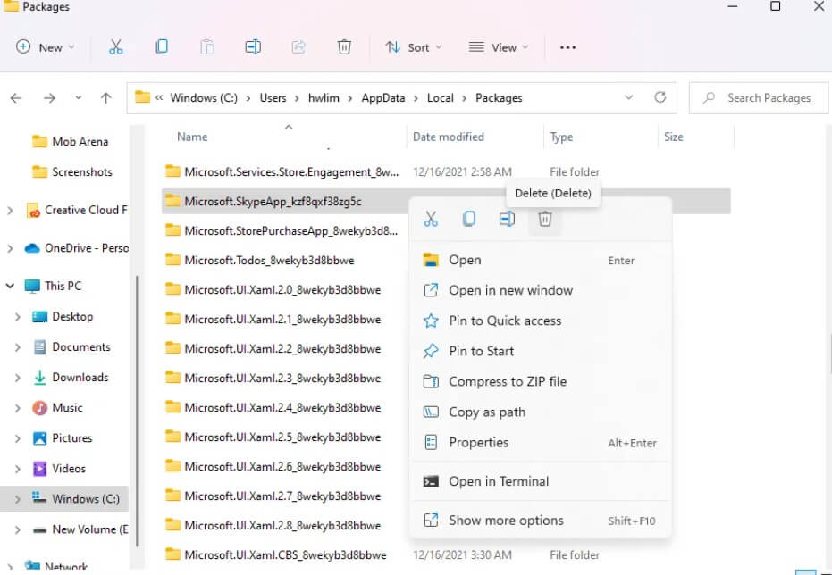 skype javascript error 1