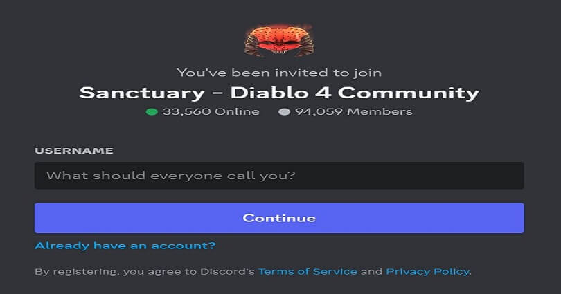 Diablo 4 Discord Server