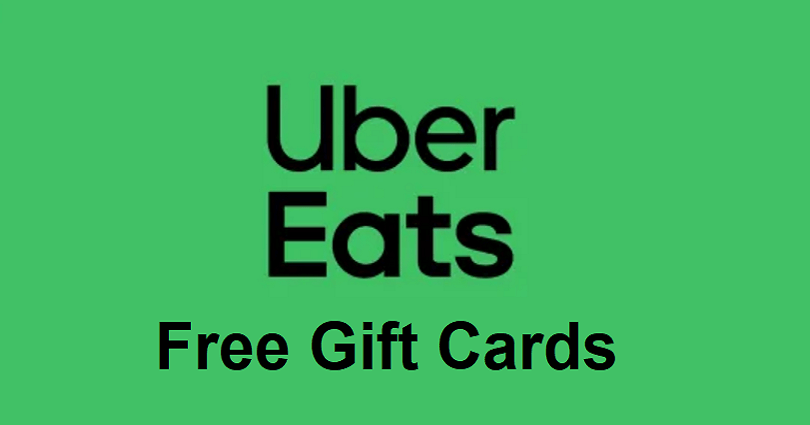 free uber eats gift cards