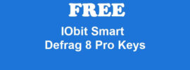 Free IObit Smart Defrag 8 Pro Keys
