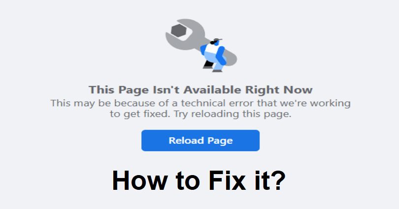 Page isn’t available right now Facebook