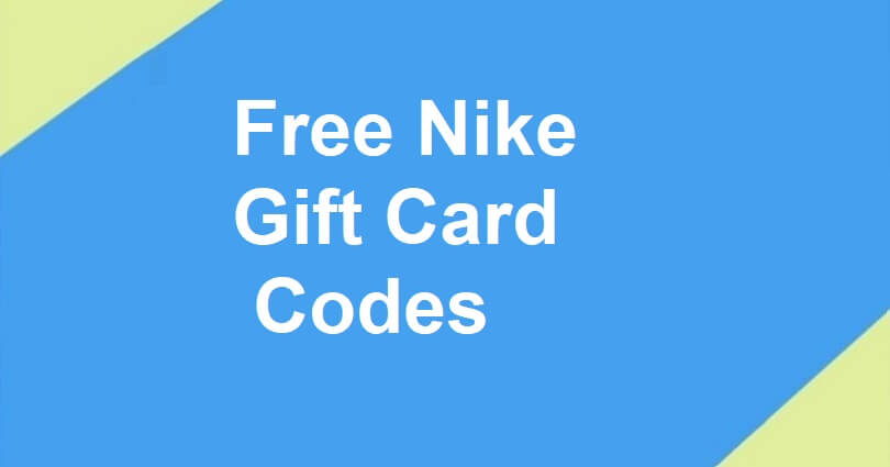 Free Nike Gift Card Codes