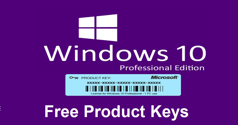 Free Windows 10 Product Keys