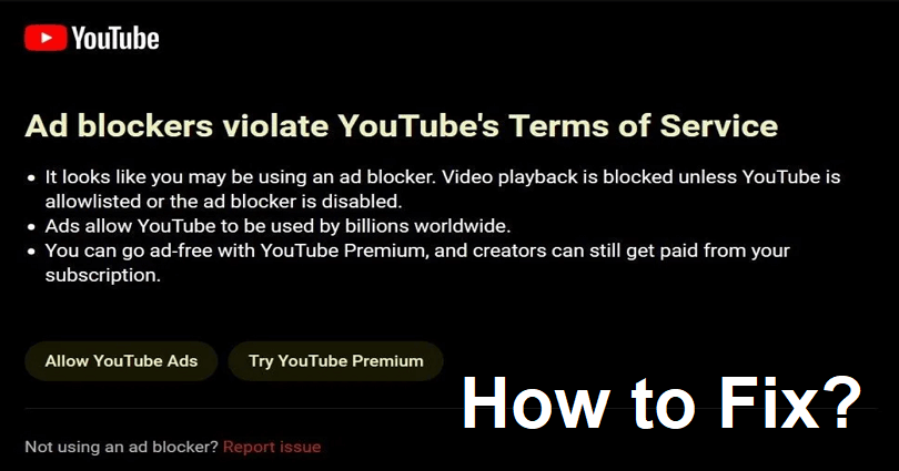 Ad blockers violate YouTubes Terms of Service