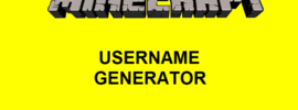 Minecraft Username Generator