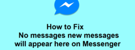 No messages new messages will appear here on Messenger