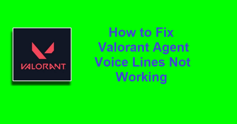 How to Fix Valorant Agent Voice Lines Not Working