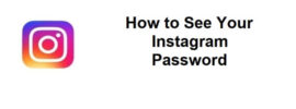 How to see Instagram password