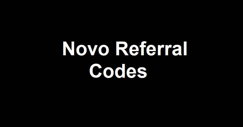 Novo Referral Codes
