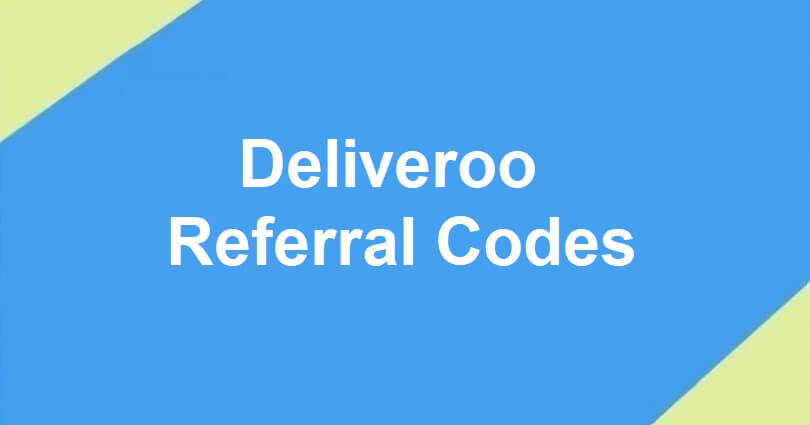 Deliveroo Referral Codes