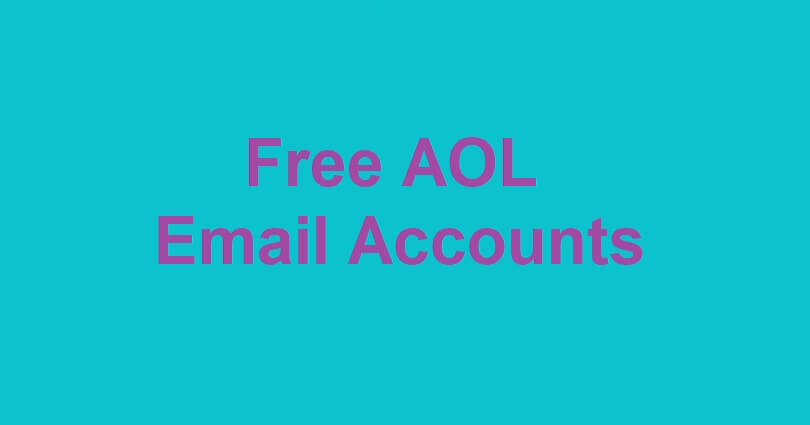 Free AOL Email Accounts