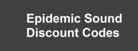 Epidemic Sound Discount Codes